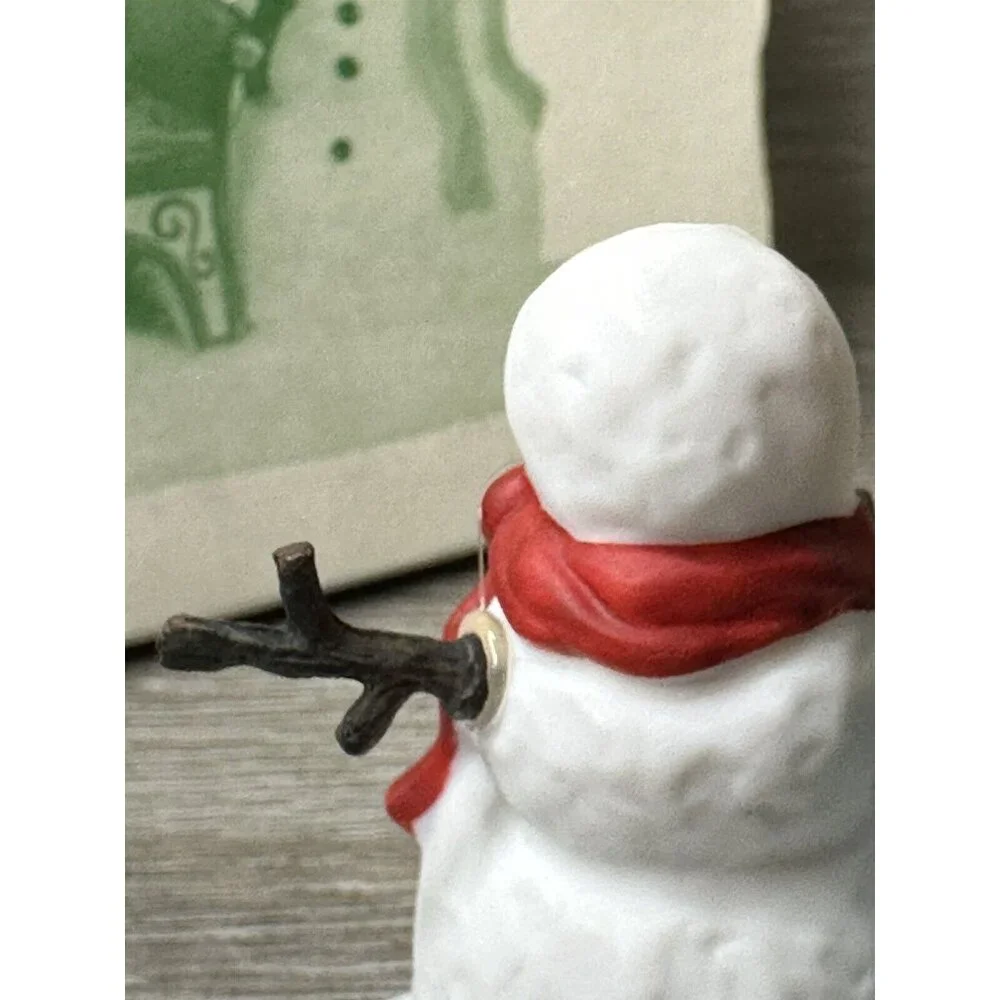 Dept 56 #2211 Our Own Village Park Bench, Snowman, Christmas Village Crayon Soup